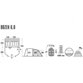 Намет High Peak Bozen 6.0