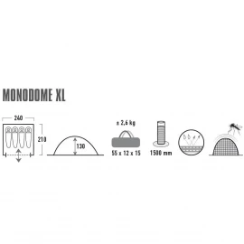 Намет High Peak Monodome XL 4