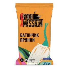Батончик Food Mission date fruit cherry & pepper mix (пряний)