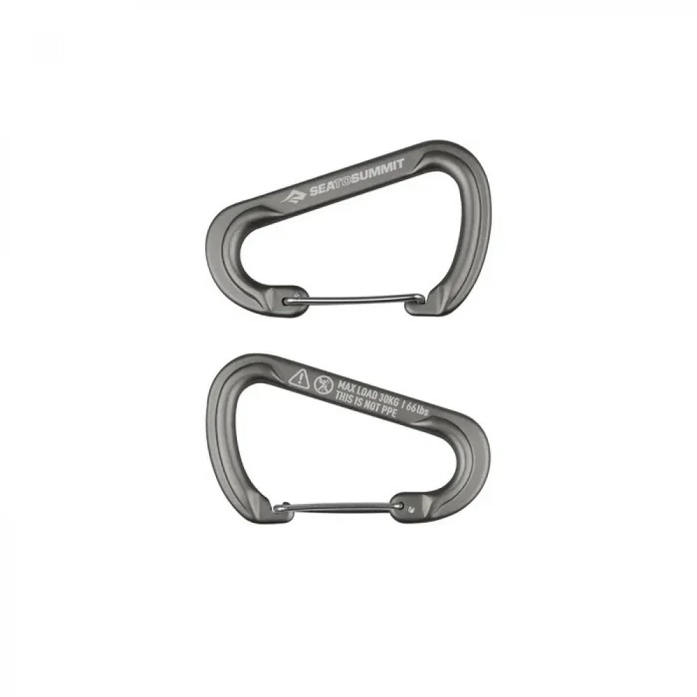 Карабины Sea To Summit Aссessory Carabiner Large Titanium 2 Pack