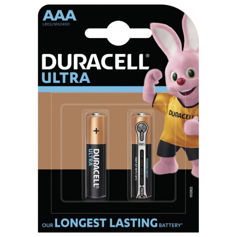 Батарейки Duracell LR03 KPD 02*10 Ultra 2шт