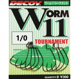 Гачок Decoy Worm 11 Tournament 04, 9 шт/уп