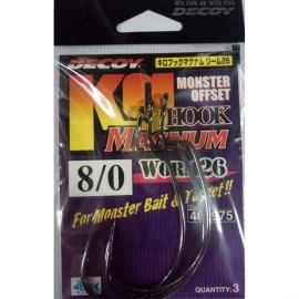 Гачок Decoy Worm 26 Kg Hook Magnum 8/0, 3 шт/уп