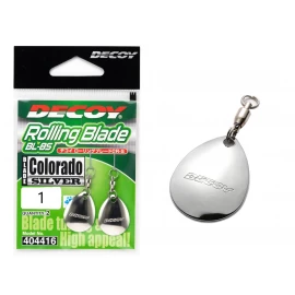 Пелюстка Decoy BL-8 Rolling Blade CR Silver #01 (2 шт/уп)