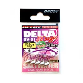 Джиг-головка Decoy SV-51 Delta Magic #04, 1.4g (5 шт/уп)