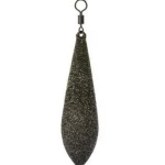 Грузило Brain Long Cast текстурное покрытие Camo Black 150g