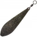 Грузило Brain Long Cast текстурное покрытие "Camo Black" 130g