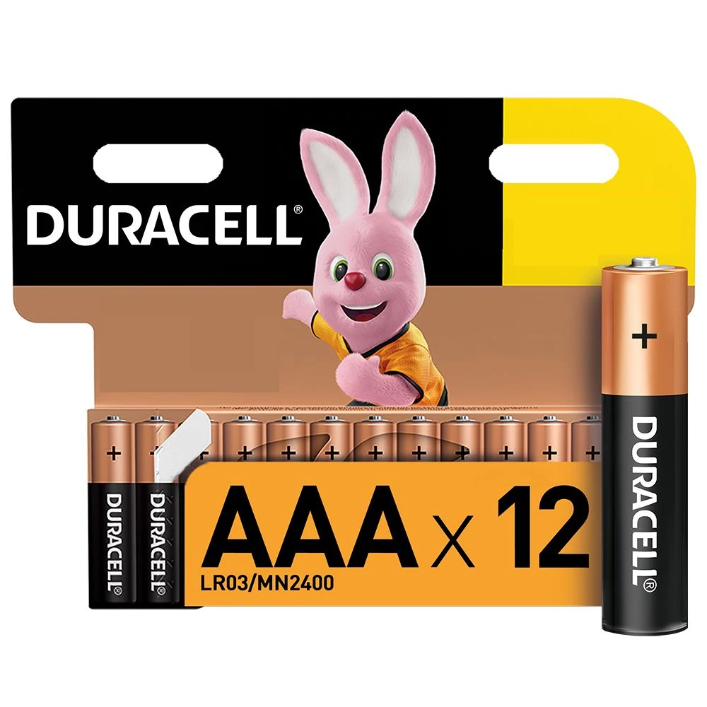 Батарейки Duracell LR03 MN2400 12шт