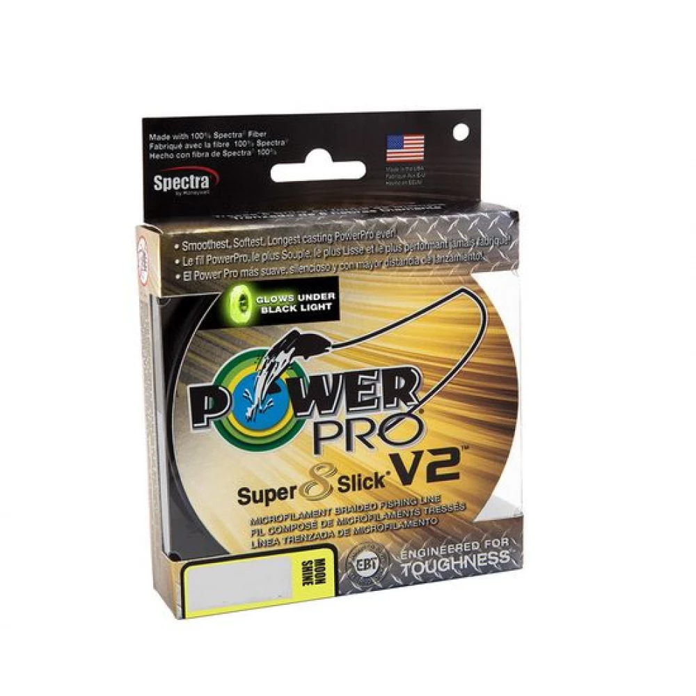 Шнур Power Pro Super 8 Slick V2 (Moon Shine) 135m 0.15mm 22lb/10.0kg