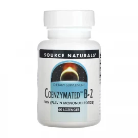 Вітамін B2 Source Naturals Coenzymated™ B-2 25 mg Peppermint - 60 lozenges