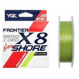 Шнур YGK Frontier Braid Cord X8 150m #2.0/0.235mm 30lb/13.5kg