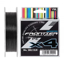 Шнур YGK Frontier X4 Assorted Multi Color 100m #2.5/0.260mm 25lb/11.3kg