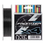 Шнур YGK Frontier X4 Assorted Single Color 100m #1.5/0.205mm 15lb/6.8kg