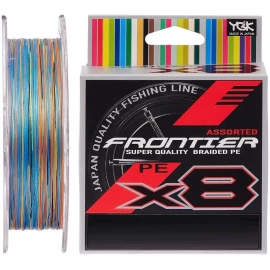 Шнур YGK Frontier X8 Assorted 100m #3.0/0.275mm 30lb/13.5kg