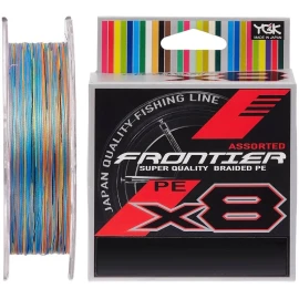 Шнур YGK Frontier X8 Assorted 100m #3.0/0.275mm 30lb/13.5kg