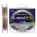 Шнур YGK G-Soul PE 5 Colors 200m #0.6/0.128mm 8lb