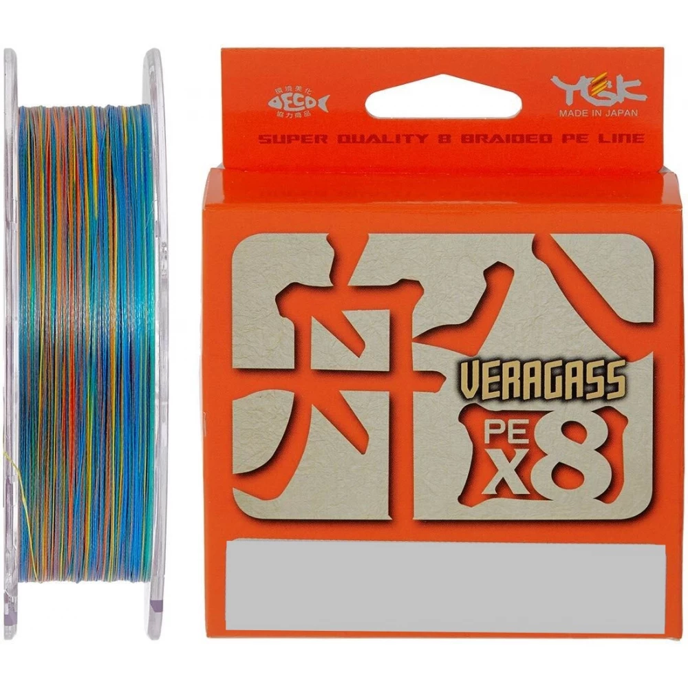 Шнур YGK Veragass Fune X8 - 100m connect #0.6/5.2kg 10m