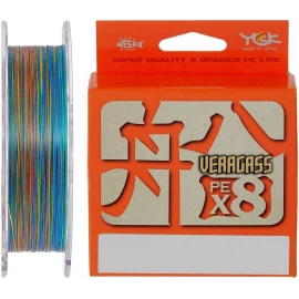Шнур YGK Veragass Fune X8 150m #1.5/0.205mm 30lb/12.5kg
