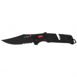 Black/Red/Partially Serrated