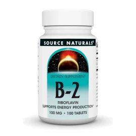 Вітамін B2 Source Naturals Vitamin B-2 100 mg - 100 tabs