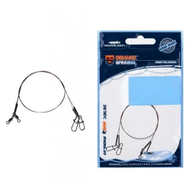 Поводок Ukrspin Orange Spinning сталь AFW 1x19 15см 10кг(22lb)/0.3мм (2шт/уп)