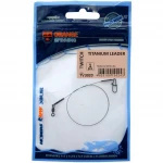 Повідець Ukrspin Orange Spinning титан AFW з вертлюгом 15см 7кг(15lb)/0.25мм
