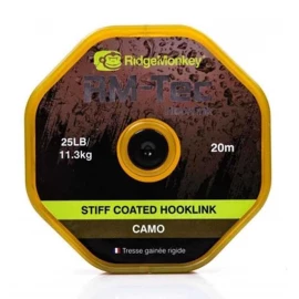 Поводковый материал RidgeMonkey RM-Tec Stiff Coated Hooklink Camo 25lb 20м
