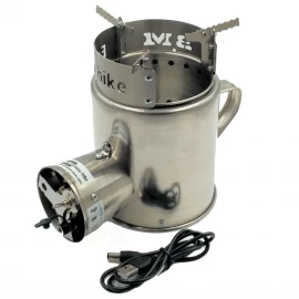 Пальник твердопаливний BM Easy Hike Airwood USB-h BM