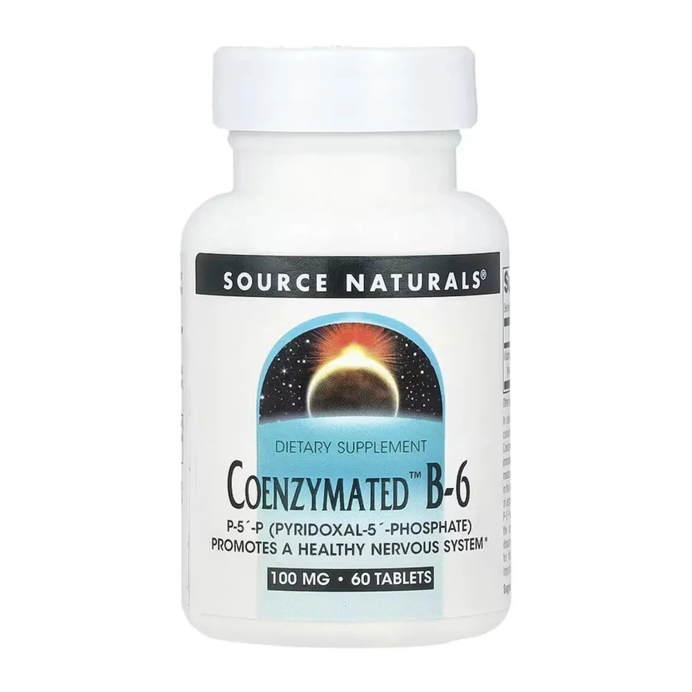 Вітамін B6 Source Naturals Coenzymated™ Vitamin B-6 100 mg - 60 tabs