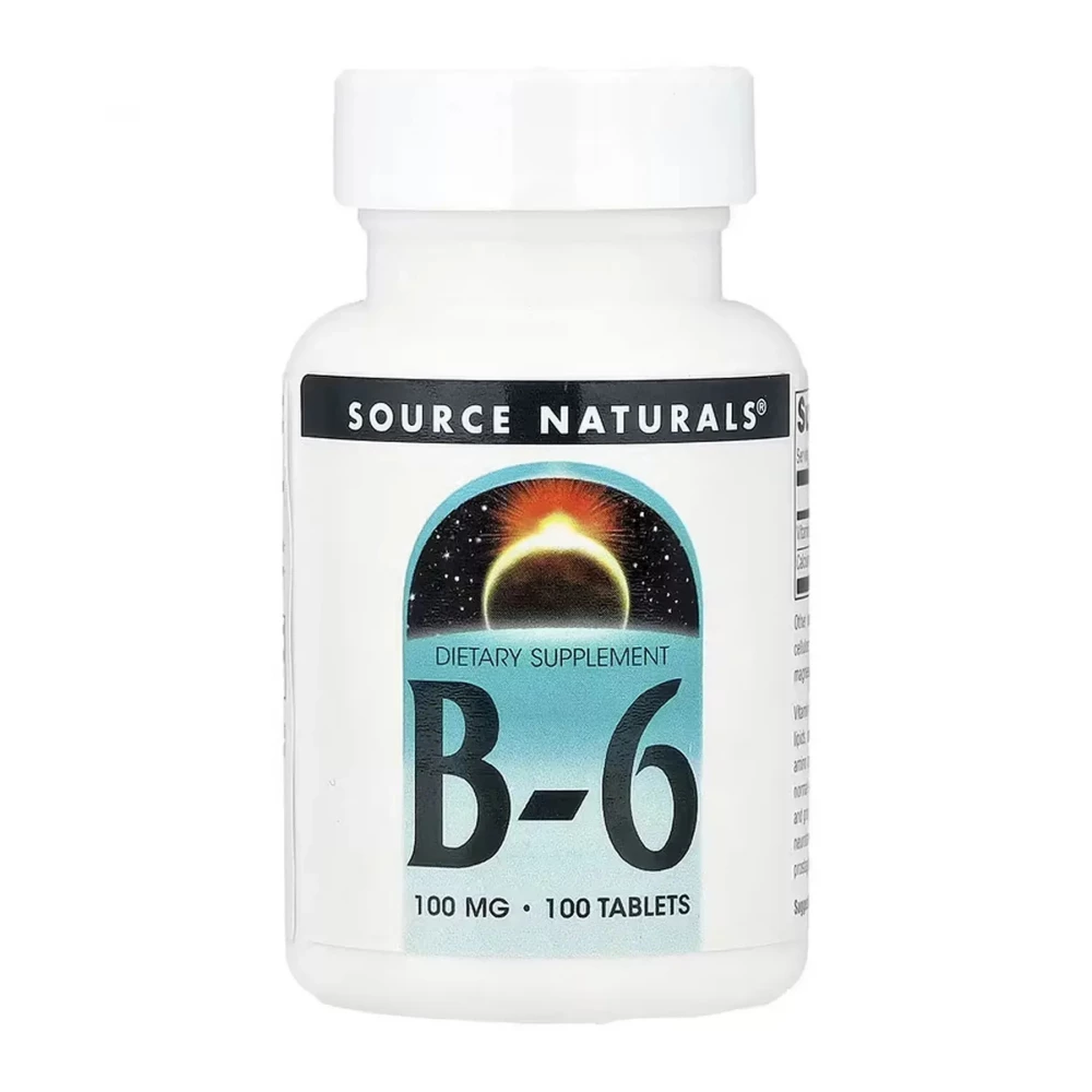 Вітамін B6 Source Naturals Vitamin B-6 100 mg - 100 tabs