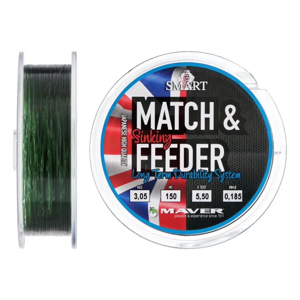 Волосінь Smart Match & Feeder Sinking 150m 0.166mm 2.65kg