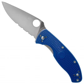Ніж Spyderco Tenacious FRN S35VN напівсерейтор