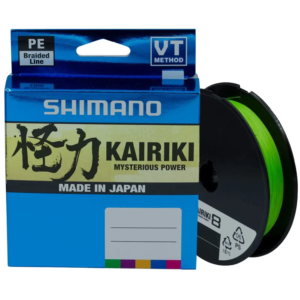 Шнур Shimano Kairiki 4 PE (Mantis Green) 150m 0.16mm 8.1kg