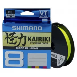 Шнур Shimano Kairiki 8 PE (Yellow) 150m 0.16mm 10.3kg