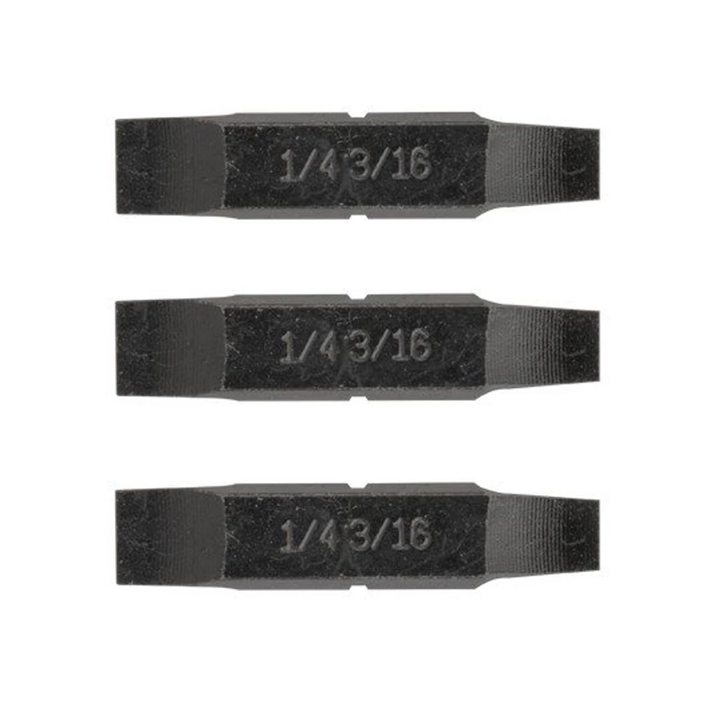 Набор Leatherman из трех двусторонних бит с плоским отвертками 1/4" & 3/16"