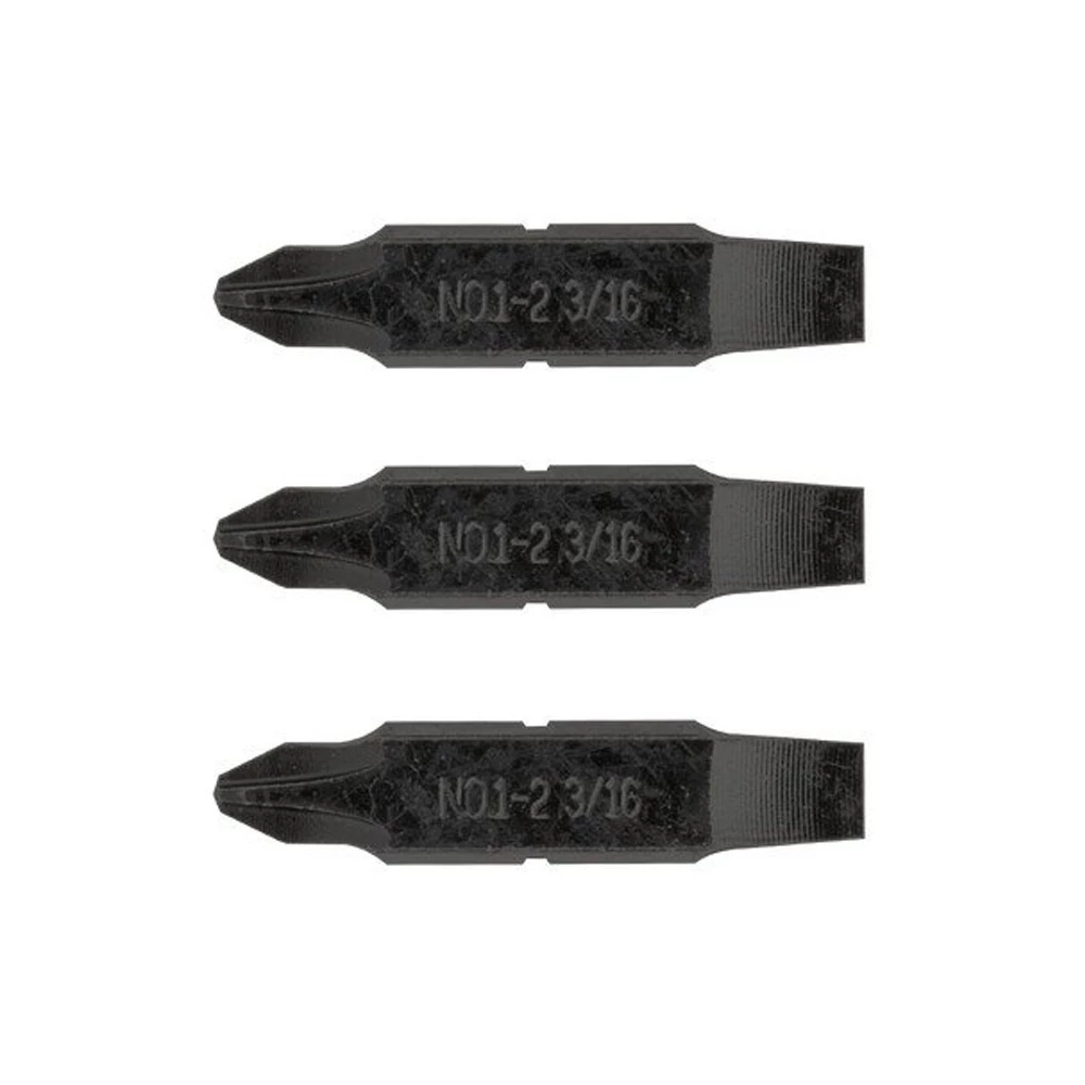Набор Leatherman из трех двусторонних бит: отвертка №1-№2 крестовая Phillips и плоская 3/16"
