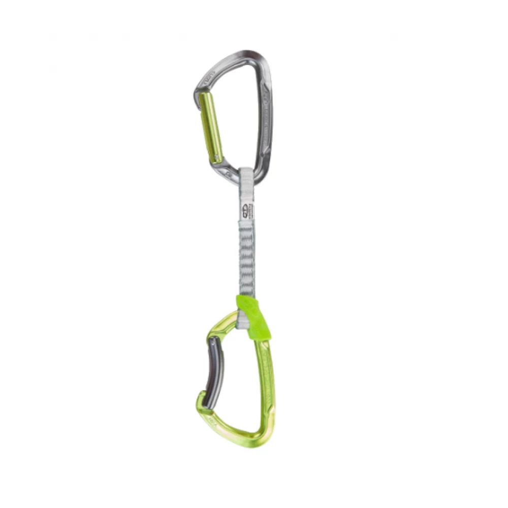 Відтяжка з карабінами Climbing Technology Lime Set Dy 12 cm