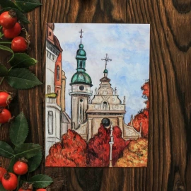 Открытка Three Bananas "Львовская осень"