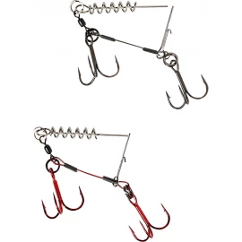 Оснащення Savage Gear Carbon 49 Corkscrew Stinger 2x#1/0 28kg (2 шт/уп.)