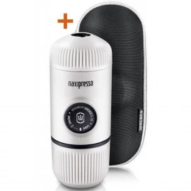 Портативная кофеварка на молотом кофе Wacaco Nanopresso Moss Green с кейсом