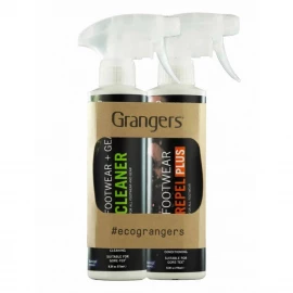 Набор для ухода за обувью Grangers Footwear + Gear Cleaner + Footwear Repel Plus 275 ml x2