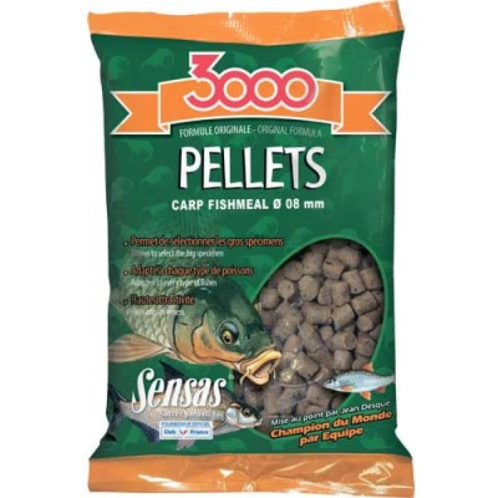 Пелети Sensas 3000 Pellet Carp Fishmeal 700g