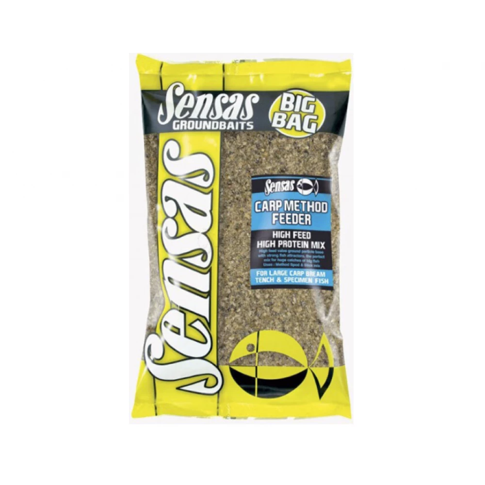 Прикормка Sensas Crazy Bait Shrimp & Fishmeal 1kg