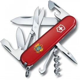 Нож Victorinox Climber Ukraine 91мм Большой Герб Украины