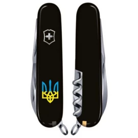 Нож Victorinox Spartan Ukraine 91мм Трезуб син-желт.