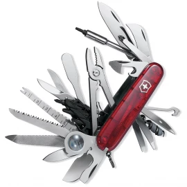 Нож Victorinox Swisschamp XLT Transparent Red