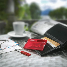 Нож Victorinox Swisscard Transparent (блистер)