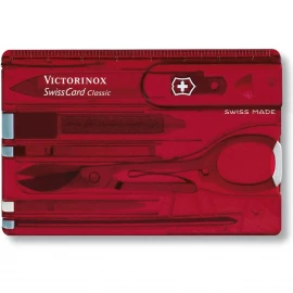 Нож Victorinox Swisscard Transparent (блистер)