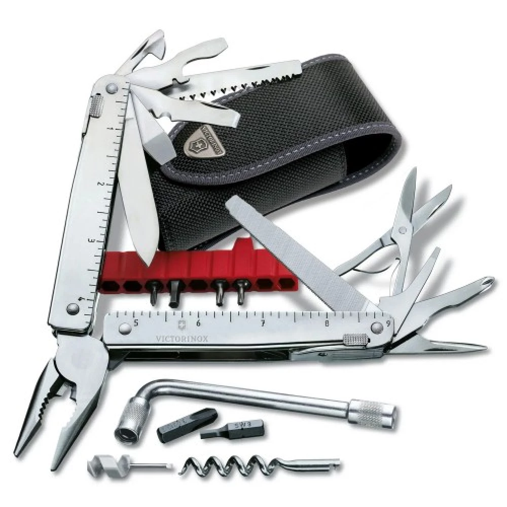 Нож Victorinox SwissTool X Plus Silver Nylon
