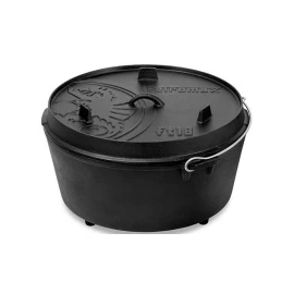 Котелок-жаровня чугунная Petromax Dutch Oven ft 18 на ножках 16,1 л